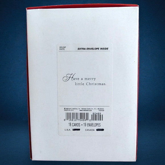 Knitted Snowflake Fireplace Christmas Stockings Vintage Hallmark Greeting Cards - Picture 4 of 6